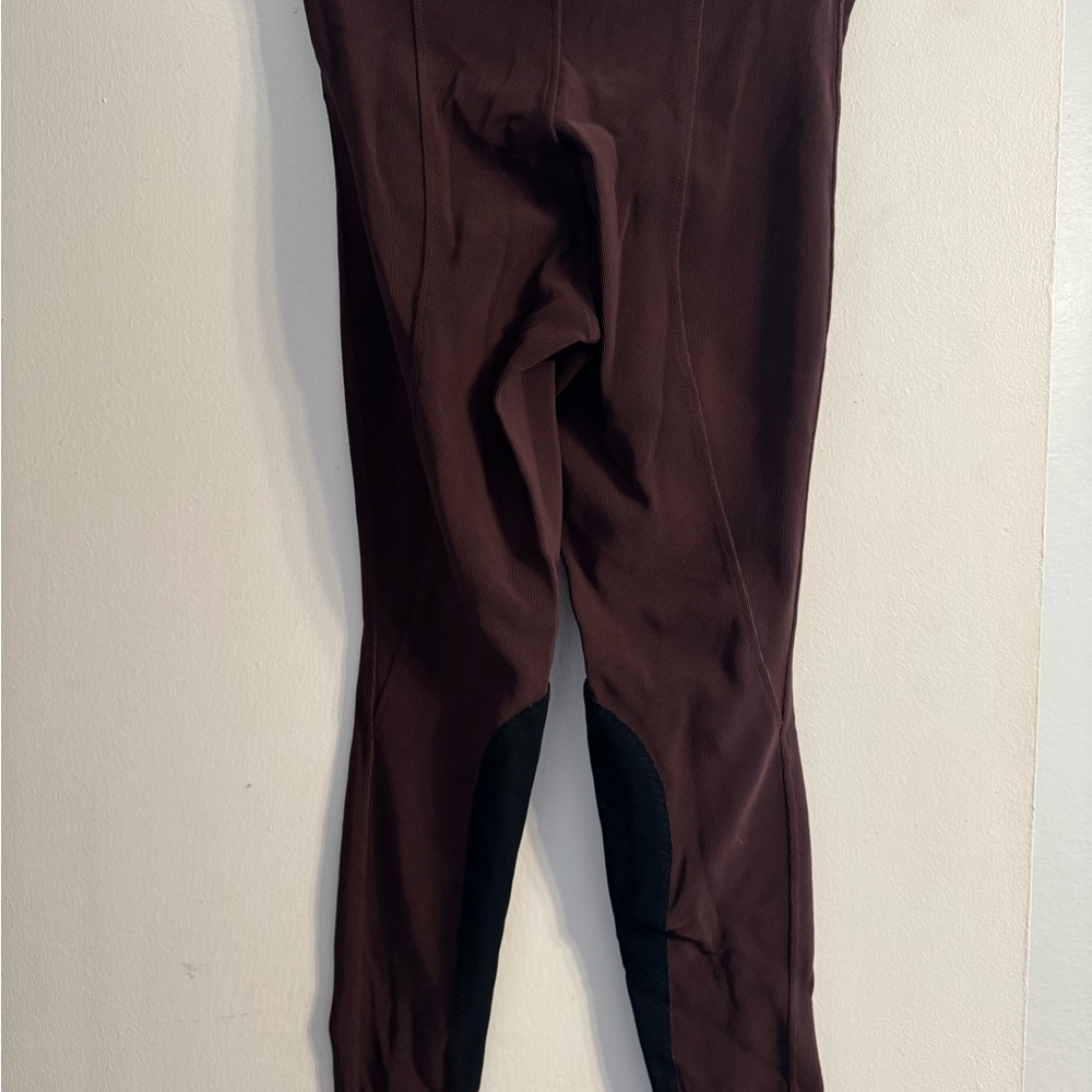 Kerrits Microcord Brown Riding Pants with Black Accents